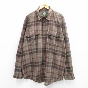 t*k様 Patagonia パタゴニア ヘビーフランネルシャツ 00s グレー patagonia（パタゴニア） XL/古着 長袖 ヘビー フランネル シャツ