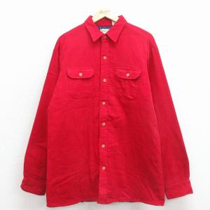 Dickies（ディッキーズ） XL/古着 長袖 シャンブレー ワーク シャツ