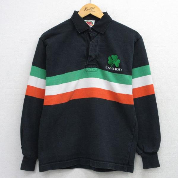 M/古着 バーバリアン 長袖 ラガー シャツ メンズ 90年代 90s クローバー コットン カナダ...