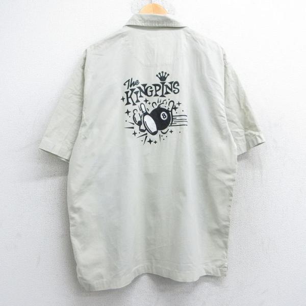 L/古着 no boundaries 半袖 ボウリング シャツ メンズ 00s KINGPINS ツ...