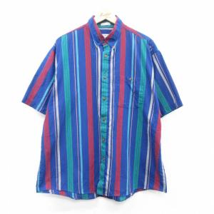 L/古着 ビューグルボーイ 長袖 シャツ メンズ 00年代 00s ペイズリー柄