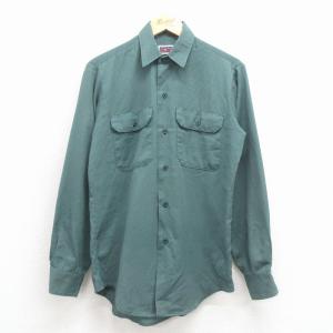 80s USA製 ビッグマック ヒッコリーストライプ ワークシャツ シャンブレー BIG MAC / ビッグマック 80s ヒッコリーストライプワーク 長袖シャツ