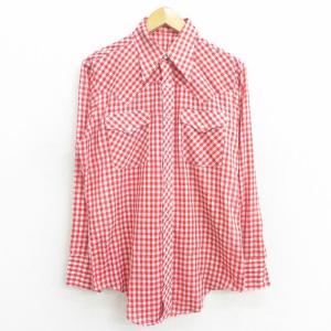 ギンガムチェック シャツ メンズ 赤の商品一覧 通販 Yahoo ショッピング
