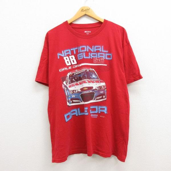 XL/古着 半袖 Tシャツ メンズ レーシングカー デイルアーンハートジュニア NASCAR コット...