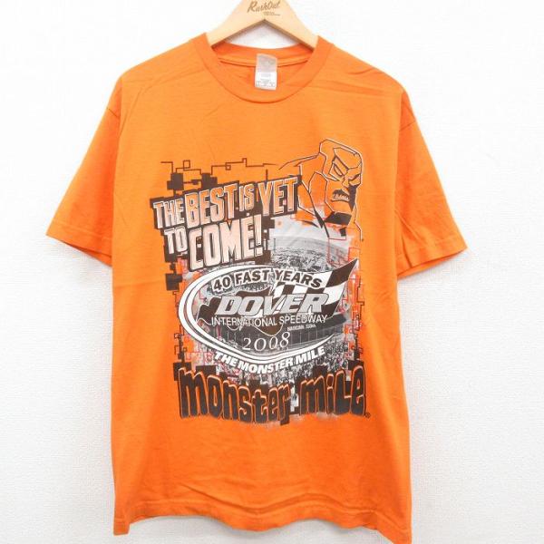 L/古着 半袖 ビンテージ Tシャツ メンズ 00s DOVER レーシング monster mil...