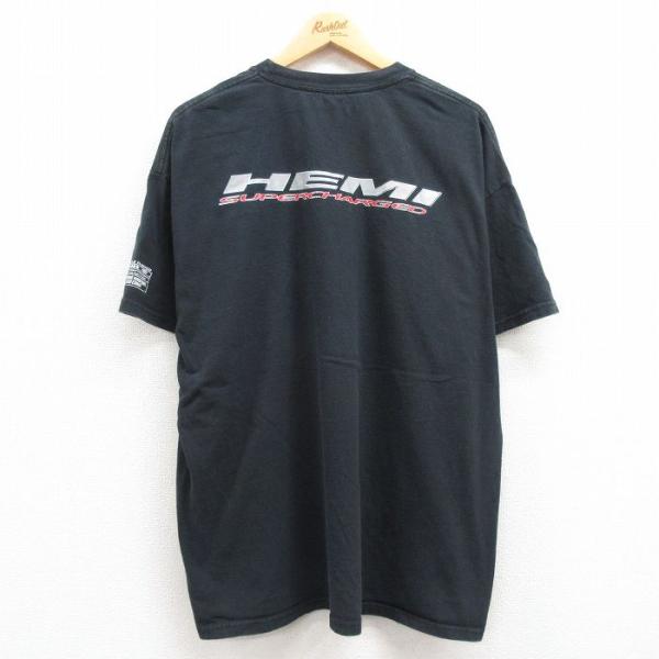 XL/古着 ヘインズ 半袖 ビンテージ Tシャツ メンズ 00s HEMI モータースポーツ 大きい...