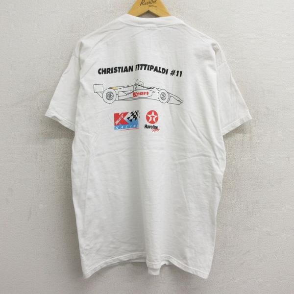 XL/古着 半袖 ビンテージ Tシャツ メンズ 00s Kマート レーシングカー クリスチャンフィッ...