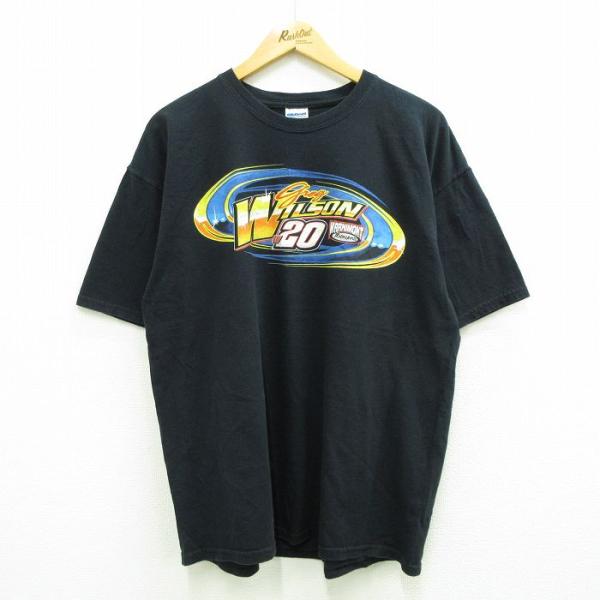 XL/古着 半袖 ビンテージ Tシャツ メンズ 00s レーシングカー グレッグ ウィルソン コット...