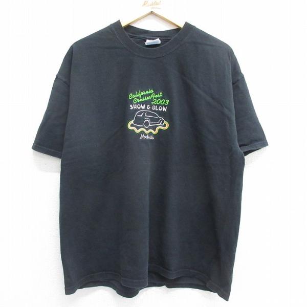 XL/古着 ヘインズ 半袖 ビンテージ Tシャツ メンズ 00s California Cruise...