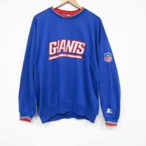 XL/古着 スターター 長袖 スウェット メンズ NFL ニューヨーク