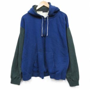 XL/古着 長袖 ブランド ハーフジップ スウェット メンズ 00s 無地