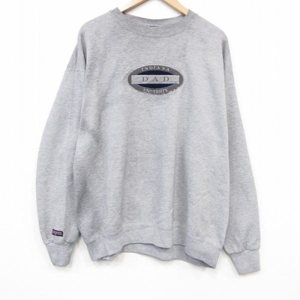 XL/古着 ジャンスポーツ 長袖 スウェット メンズ 90年代 90s DAD カレッジ 大きいサイ...