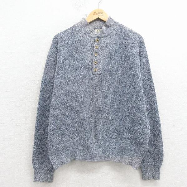 XL/古着 エルエルビーン 長袖 セーター メンズ 80年代 80s 大きいサイズ ヘンリーネック ...