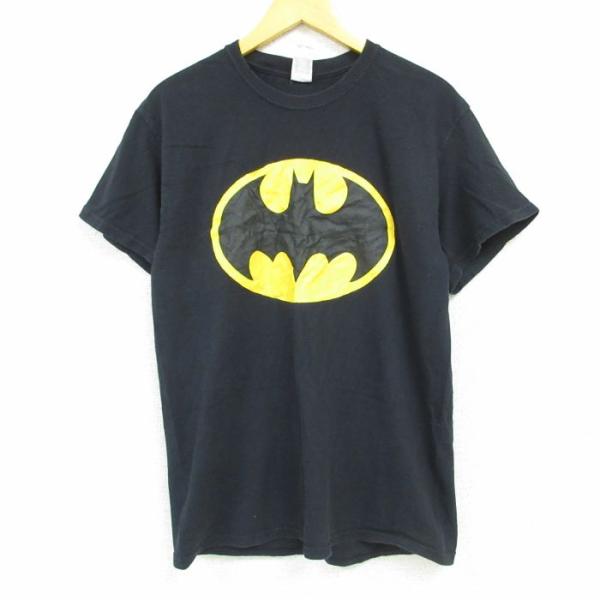 M/古着 半袖 Tシャツ メンズ DCコミックス バットマン BATMAN コットン クルーネック ...