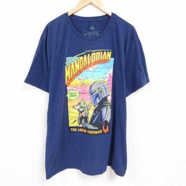 XL/古着 半袖 Tシャツ メンズ ドラマ スターウォーズ STAR WARS マンダロリアン グロ...