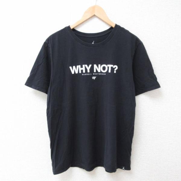 L/古着 半袖 Tシャツ メンズ マイケルジョーダン エアジョーダン WHY NOT クルーネック ...