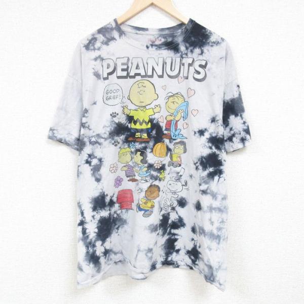 XL/古着 半袖 Tシャツ メンズ ピーナッツ スヌーピー SNOOPY チャーリーブラウン 大きい...