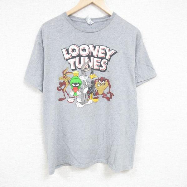 XL/古着 半袖 Tシャツ メンズ ルーニーテューンズ LOONEY TUNES マービンザマーシャ...