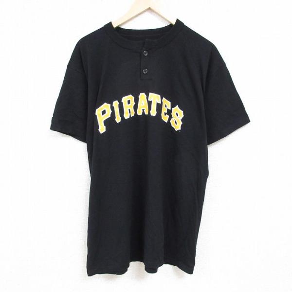 XL/古着 マジェスティック 半袖 Tシャツ メンズ MLB ピッツバーグパイレーツ 大きいサイズ ...