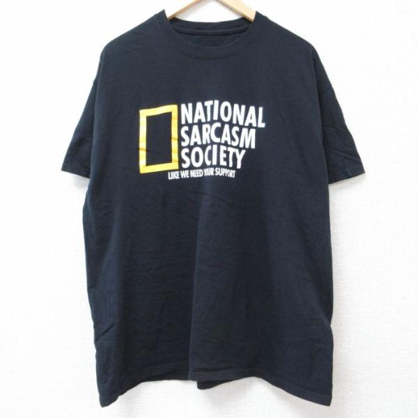 XL/古着 半袖 Tシャツ メンズ NATIONAL SARCASM SOCIETY クルーネック ...