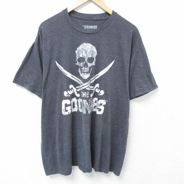 XL/古着 リップルジャンクション 半袖 Tシャツ メンズ 映画 グーニーズ 大きいサイズ クルーネ...