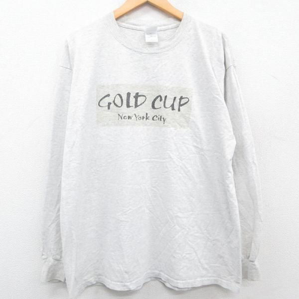 XL/古着 長袖 ビンテージ Tシャツ メンズ 00s GOLD CUP 大きいサイズ クルーネック...
