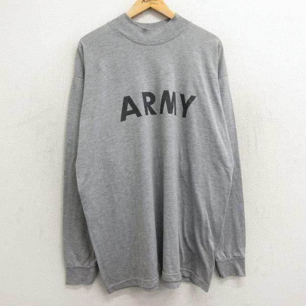 XL/古着 長袖 ビンテージ Tシャツ メンズ 00s ミリタリー アーミー ARMY リフレクター...