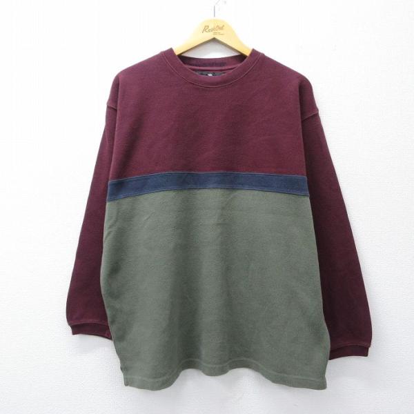 【20%OFF】XL/古着 長袖 ビンテージ Tシャツ メンズ 00s マルチカラー 大きいサイズ ...