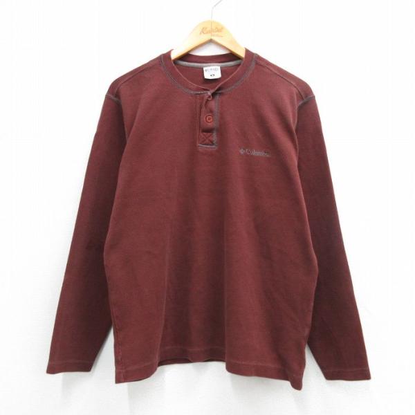 XL/古着 コロンビア 長袖 ビンテージ サーマル Tシャツ メンズ 00年代 00s ワンポイント...