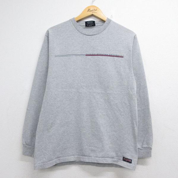 S/古着 ジャンスポーツ 長袖 ビンテージ Tシャツ メンズ 90年代 90s ILLINOIS コ...