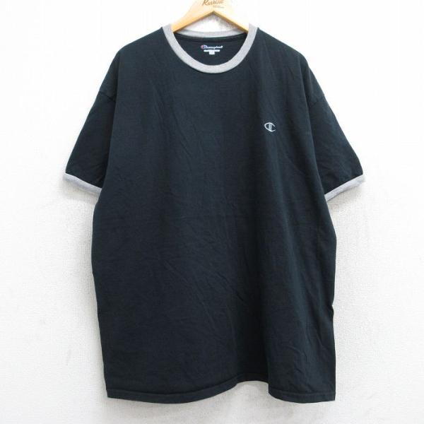 【50%OFF】XL/古着 チャンピオン champion 半袖 ブランド Tシャツ メンズ ワンポ...