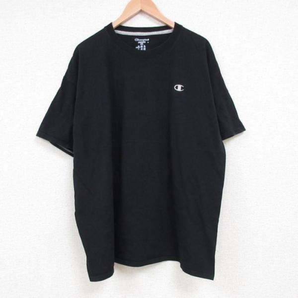 XL/古着 チャンピオン Champion 半袖 ブランド Tシャツ メンズ ワンポイントロゴ 大き...