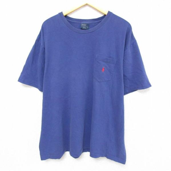 XL/古着 ラルフローレン Ralph Lauren 半袖 ブランド Tシャツ メンズ ワンポイント...