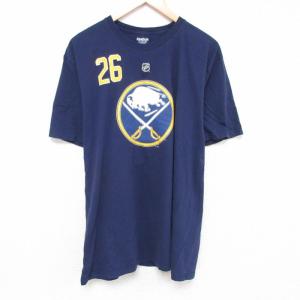 XL/古着 リーボック REEBOK 半袖 ブランド Tシャツ メンズ NHL バッファローセイバー...