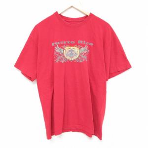 XL/古着 ナイキ NIKE 半袖 ブランド Tシャツ メンズ プエルトリコ コットン クルーネック...