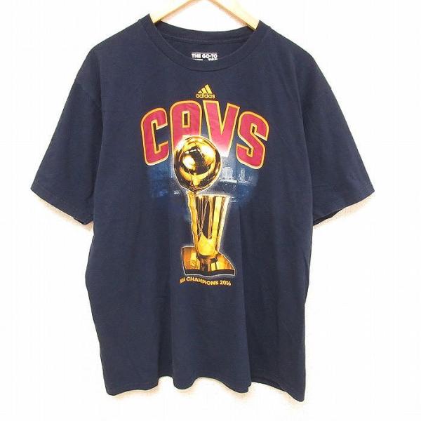 XL/古着 アディダス adidas 半袖 Tシャツ メンズ NBA クリーブランドキャバリアーズ ...