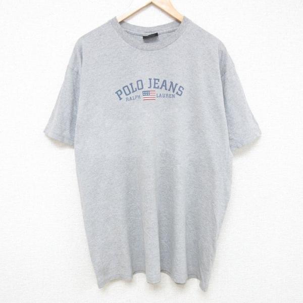 XL/古着 ラルフローレン Ralph Lauren ポロジーンズ 半袖 ブランド Tシャツ メンズ...