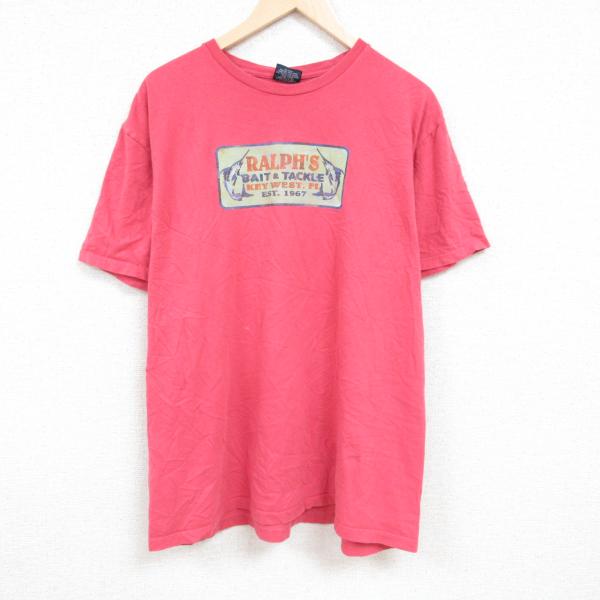 XL/古着 ラルフローレン Ralph Lauren 半袖 ブランド Tシャツ メンズ 90s カジ...