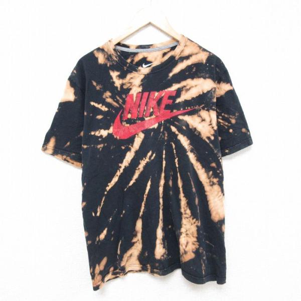 XL/古着 ナイキ NIKE 半袖 ブランド Tシャツ メンズ ビッグロゴ コットン クルーネック ...