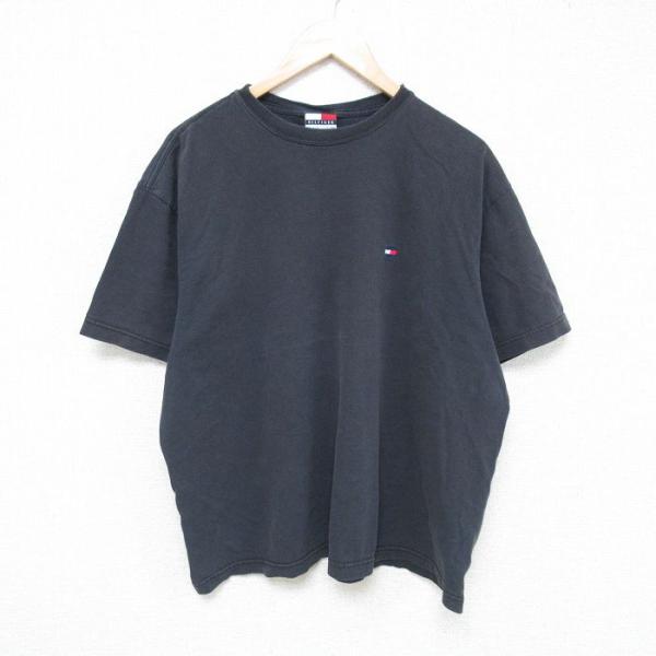 XL/古着 トミーヒルフィガー TOMMY HILFIGER 半袖 ブランド Tシャツ メンズ ワン...