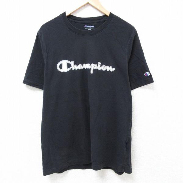 XL/古着 チャンピオン Champion 半袖 ブランド Tシャツ メンズ ビッグロゴ コットン ...