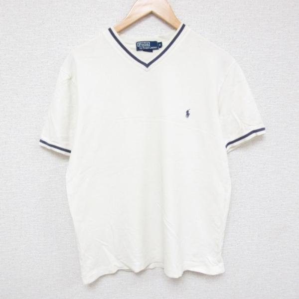 L/古着 ラルフローレン Ralph Lauren 半袖 ブランド Tシャツ メンズ 90s ワンポ...