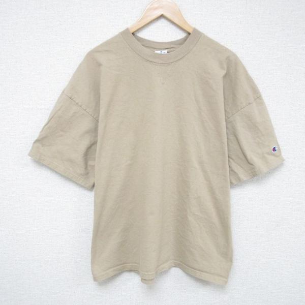 【50%OFF】XL/古着 チャンピオン champion 半袖 ブランド Tシャツ メンズ ワンポ...