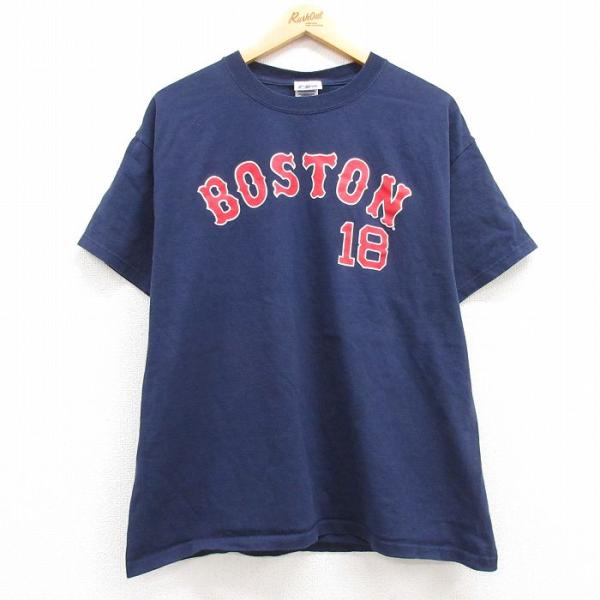 XL/古着 半袖 ビンテージ Tシャツ メンズ 00s MLB ボストンレッドソックス 松坂大輔 1...