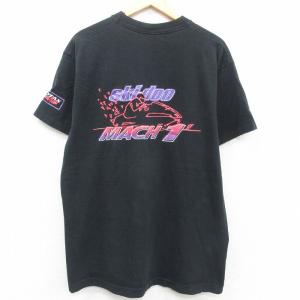 XL/古着 半袖 ビンテージ Tシャツ メンズ 90s スノーモービル 大きいサイズ コットン クル...