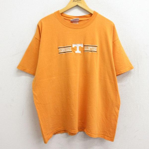 XL/古着 半袖 ビンテージ Tシャツ メンズ 00s テネシー ボランティア 刺繍 大きいサイズ ...