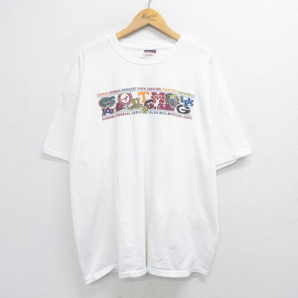 XL/古着 チャンピオン champion 半袖 ビンテージ Tシャツ メンズ 00s NCAA バ...