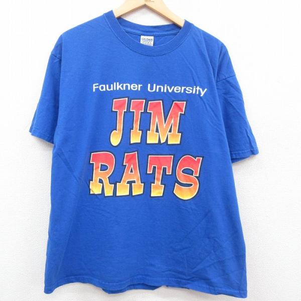 XL/古着 半袖 ビンテージ Tシャツ メンズ 00s JIM RATS 大きいサイズ コットン ク...