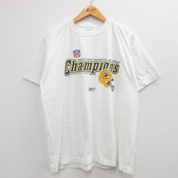 XL/古着 リーボック 半袖 ビンテージ Tシャツ メンズ 00s NFL グリーンベイパッカーズ ...