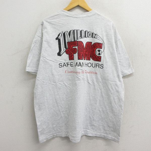 XL/古着 ヘインズ 半袖 ビンテージ Tシャツ メンズ 90s 1ミリオン FMC 胸ポケット付き...